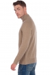 Cashmere men polo style sweaters angers natural brown natural beige xs