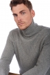 Cashmere men polo style sweaters artemi grey marl m