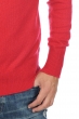 Cashmere men polo style sweaters donovan blood red 3xl