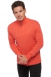 Cashmere men polo style sweaters donovan coral m