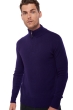 Cashmere men polo style sweaters donovan deep purple xl