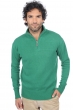 Cashmere men polo style sweaters donovan evergreen l