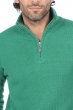 Cashmere men polo style sweaters donovan evergreen l