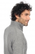 Cashmere men polo style sweaters donovan grey marl xs