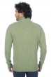 Cashmere men polo style sweaters donovan olive chine 3xl