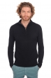 Cashmere men polo style sweaters donovan premium black l
