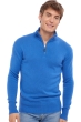 Cashmere men polo style sweaters donovan tetbury blue l