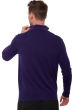 Cashmere men polo style sweaters henri deep purple lilas xs