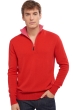 Cashmere men polo style sweaters henri rouge shocking pink m