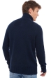Cashmere men polo style sweaters olivier dress blue bayou 4xl