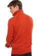 Cashmere men polo style sweaters olivier paprika toast 2xl