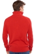 Cashmere men polo style sweaters olivier rouge bordeaux xl