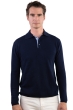 Cashmere men polo style sweaters scott dress blue bayou xs