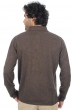 Cashmere men polo style sweaters scott marron chine fawn xs