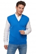 Cashmere men waistcoat sleeveless sweaters balthazar tetbury blue 3xl
