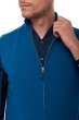 Cashmere men waistcoat sleeveless sweaters dali canard blue s