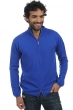 Cashmere men waistcoat sleeveless sweaters elton lapis blue 3xl
