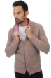 Cashmere men waistcoat sleeveless sweaters jo natural brown bubble gum 2xl