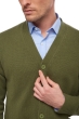 Cashmere men waistcoat sleeveless sweaters leon ivy green m
