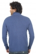 Cashmere men waistcoat sleeveless sweaters maxime twilight blue azur blue chine 3xl