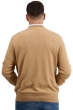 Cashmere men waistcoat sleeveless sweaters tajmahal camel m