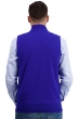 Cashmere men waistcoat sleeveless sweaters texas bleu regata 2xl