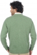Cashmere men waistcoat sleeveless sweaters yoni olive chine 3xl