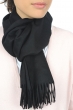 Vicuna ladies scarves mufflers vicunazak black 175 x 30 cm