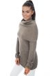 Yak ladies roll neck yness natural dove xs