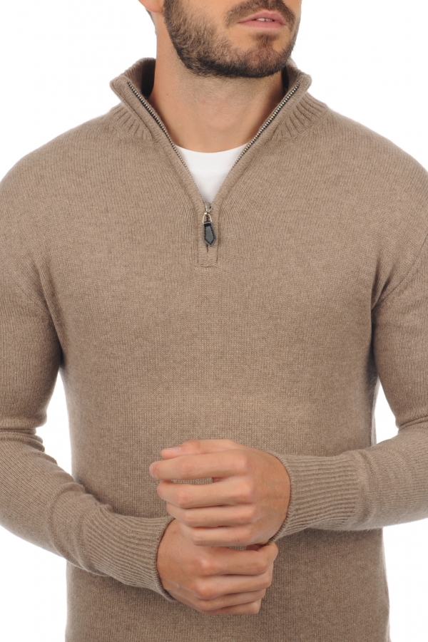  men polo style sweaters premium natural donovan dolma natural l