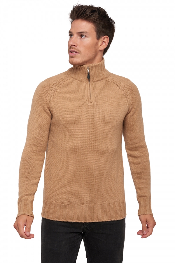 Camel men polo style sweaters craig natural camel xl