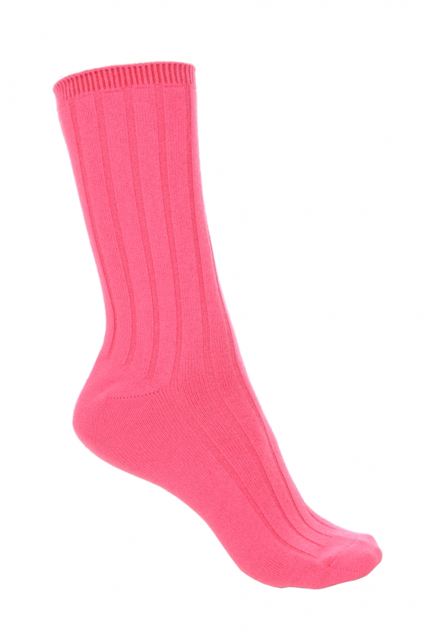 Cashmere accessories socks dragibus w shocking pink 3 5  35 38