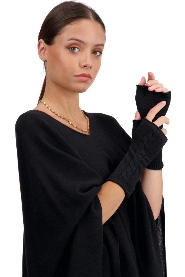 Cashmere accessories tiktak black one size