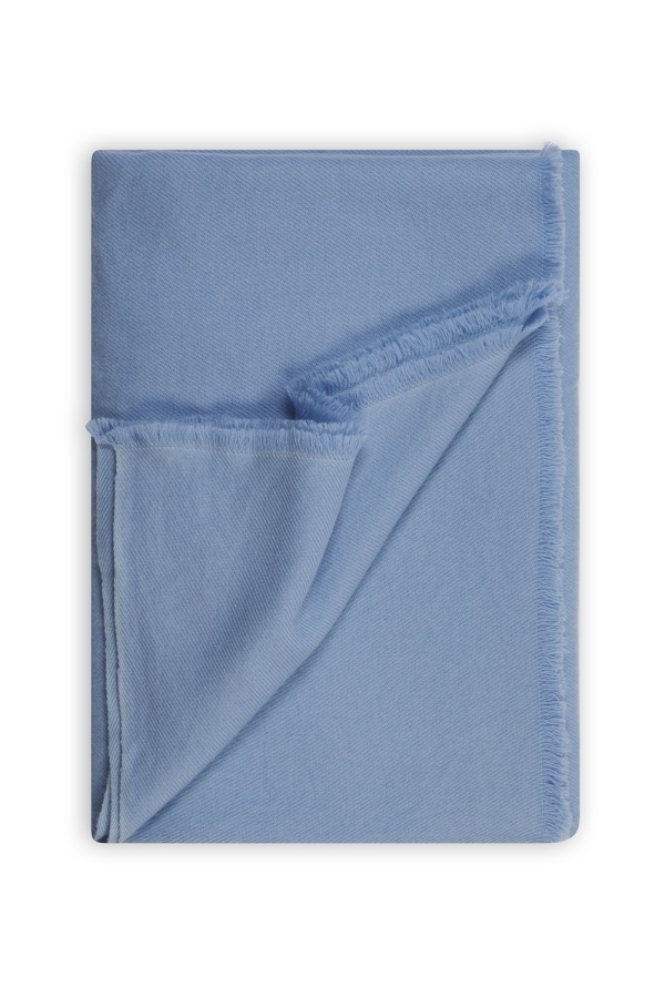 Cashmere accessories toodoo plain s 140 x 200 blue sky 140 x 200 cm