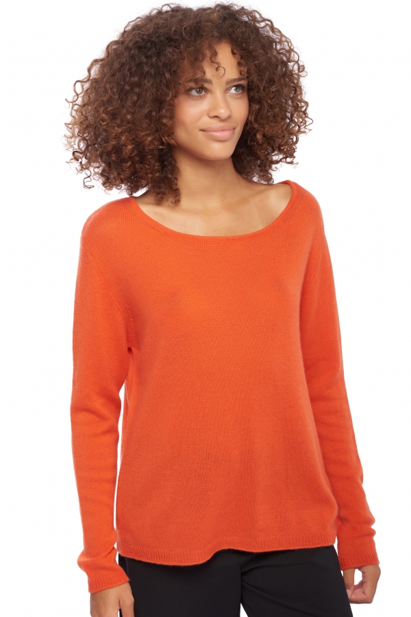 Cashmere ladies basic sweaters at low prices caleen satsuma xl