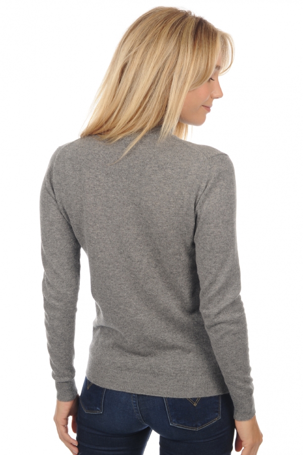Cashmere ladies basic sweaters at low prices tale first grey marl s