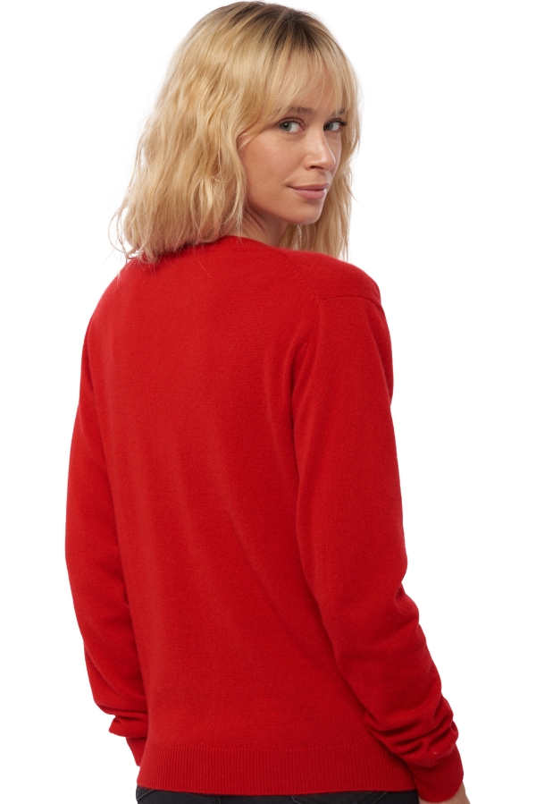 Cashmere ladies basic sweaters at low prices taline first chilli red s