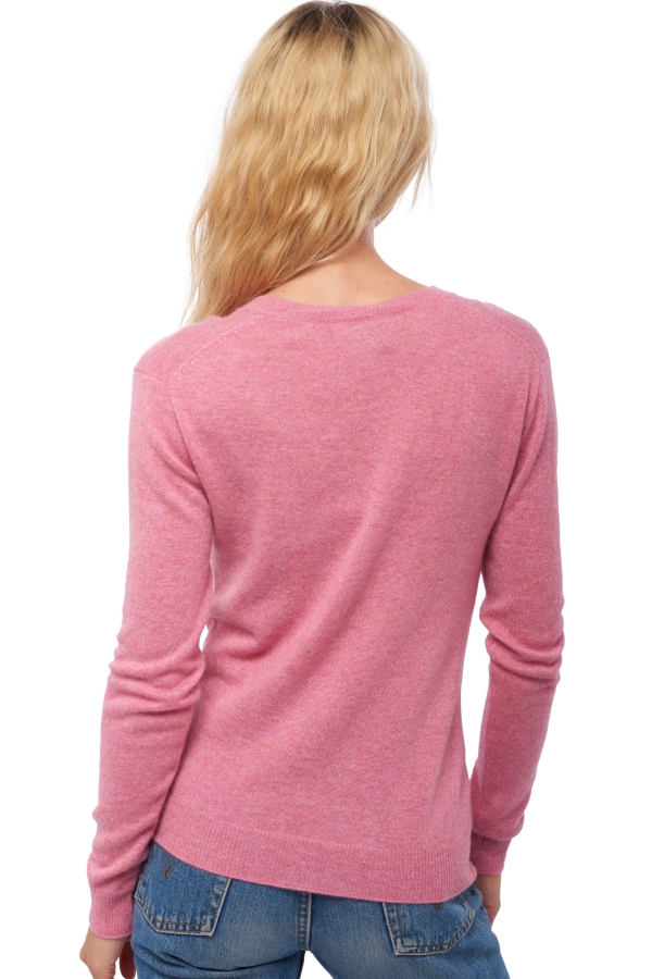 Cashmere ladies basic sweaters at low prices tessa first carnation pink m