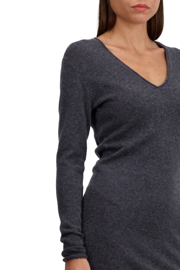 Cashmere ladies basic sweaters at low prices trinidad first charcoal marl s