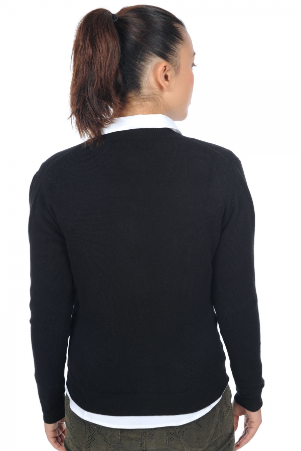 Cashmere ladies basic sweaters at low prices tyra first black 2xl