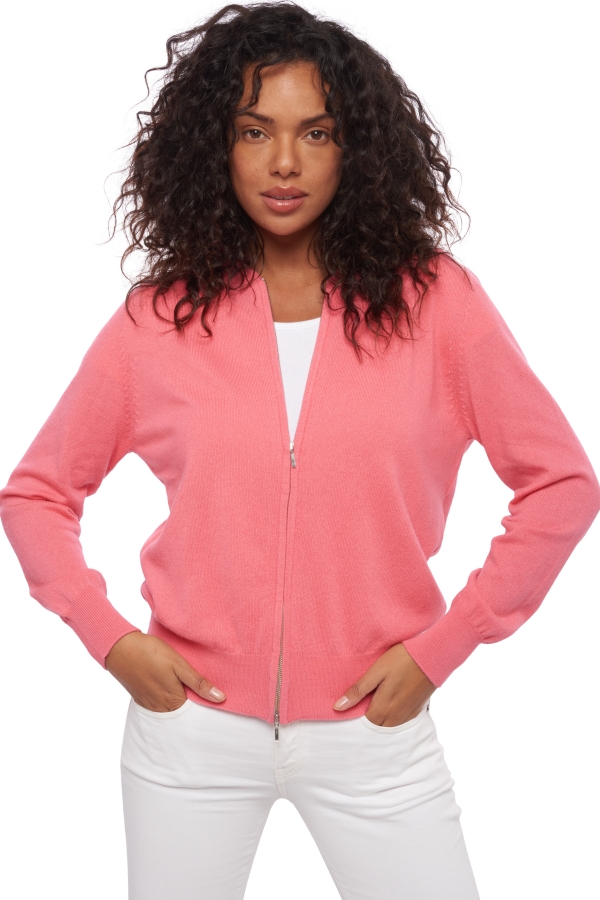 Cashmere ladies cardigans louanne blushing s