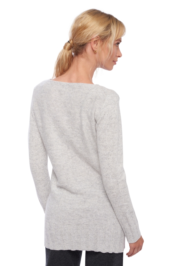 Cashmere ladies chunky sweater july flanelle chine l