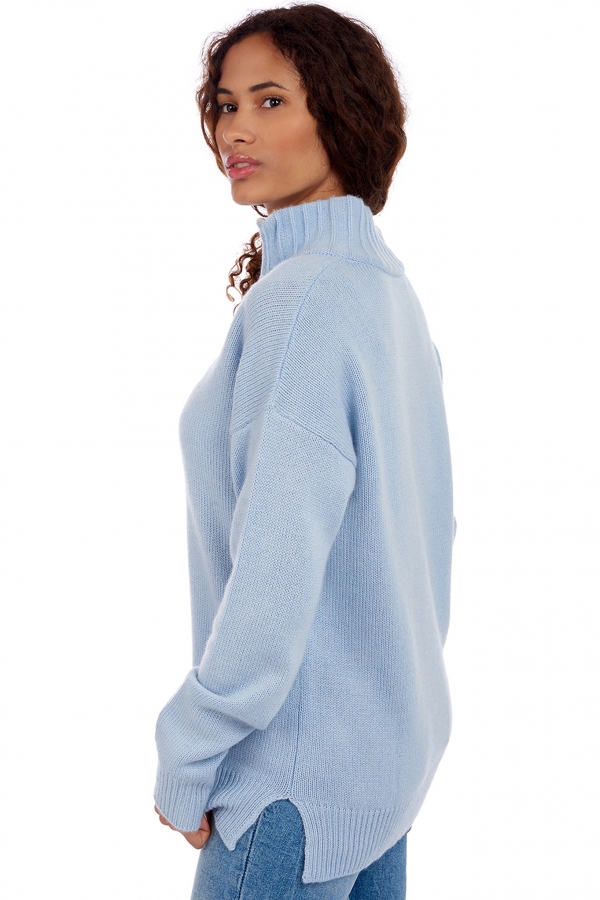 Cashmere ladies our full range of women s sweaters alizette ciel 3xl