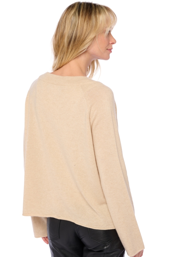 Cashmere ladies our full range of women s sweaters chana natural beige s1