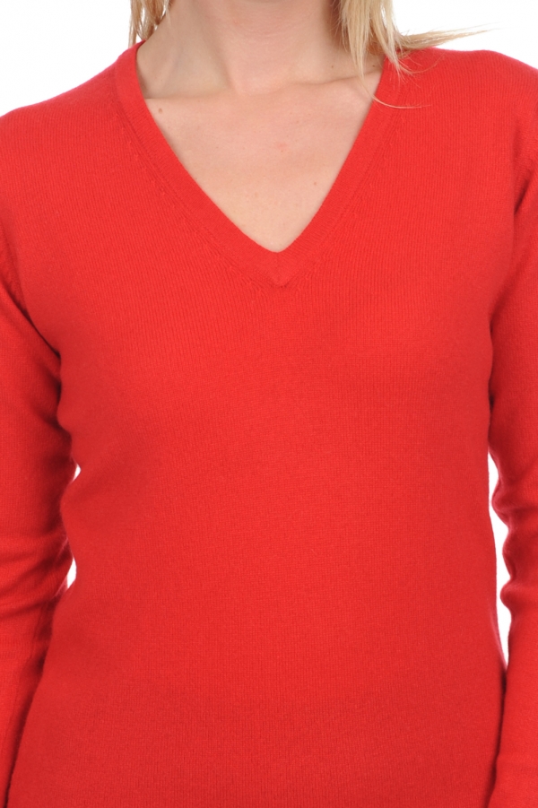 Cashmere ladies premium sweaters emma premium tango red 2xl