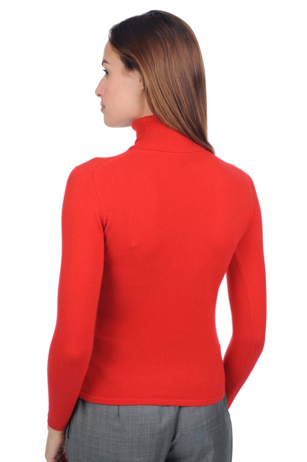 Cashmere ladies premium sweaters jade premium tango red s