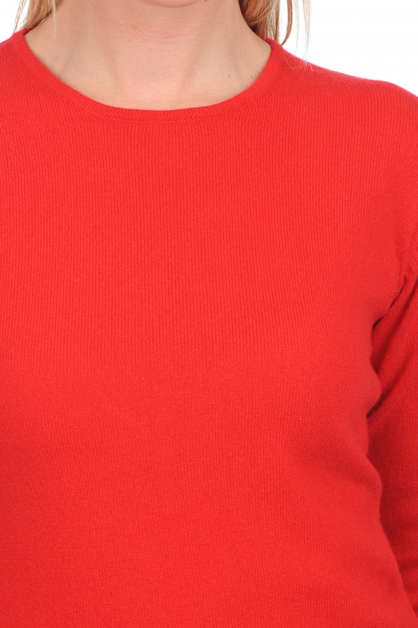 Cashmere ladies premium sweaters line premium tango red 2xl