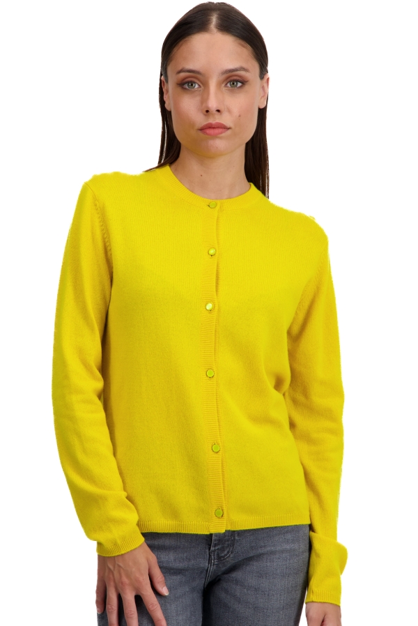 Cashmere ladies spring summer collection chloe cyber yellow xs