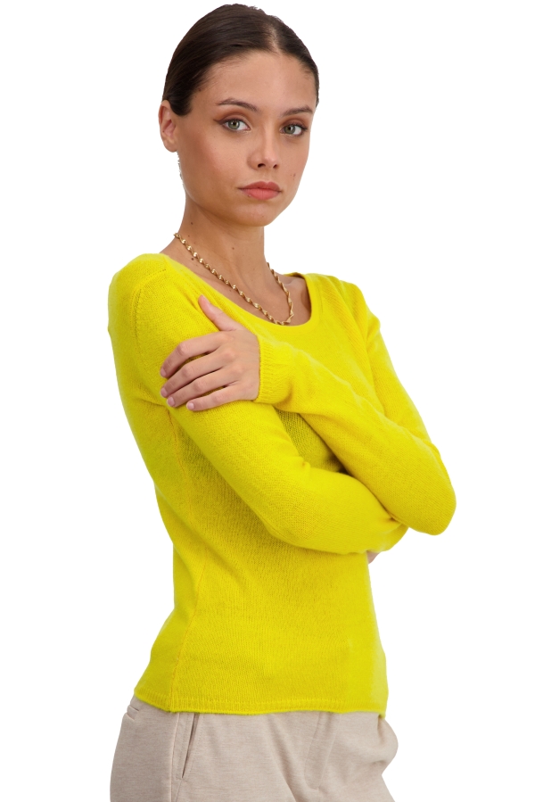 Cashmere ladies timeless classics caleen cyber yellow xs