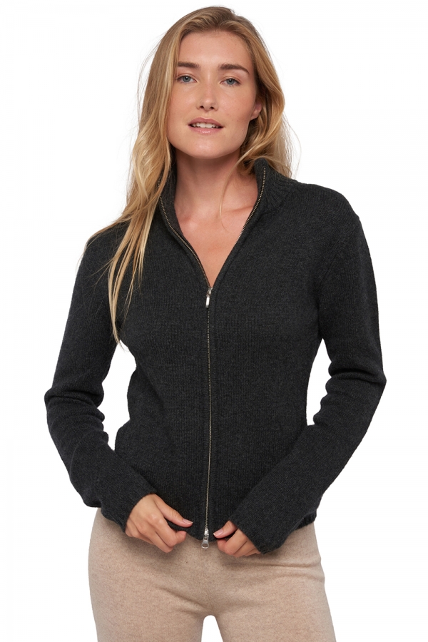 Cashmere ladies timeless classics elodie charcoal marl 2xl